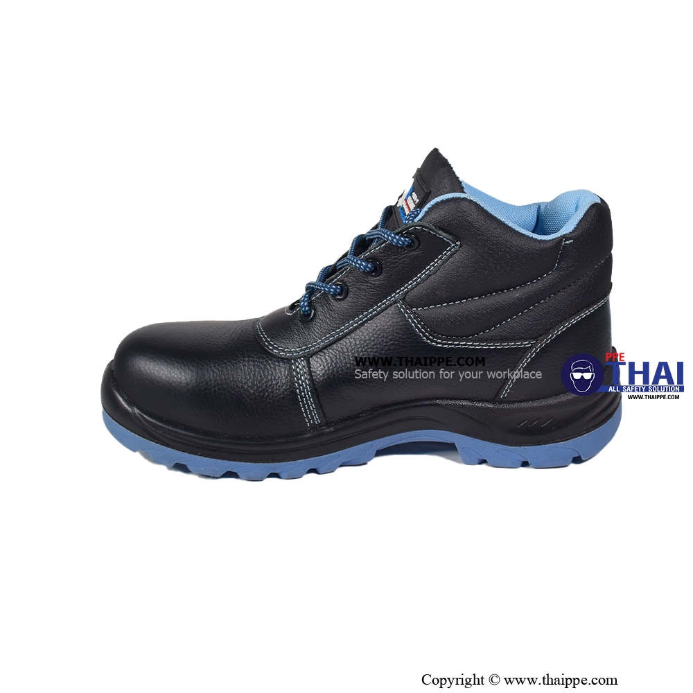 PICAZO AIR SPACE [S3S SR FO] รองเท้านิรภัยหุ้มข้อ สีดำ พื้น PU/TPU, หัวคอมโพสิต200J พื้น Dynaflex ยี่ห้อ BESTSAFE