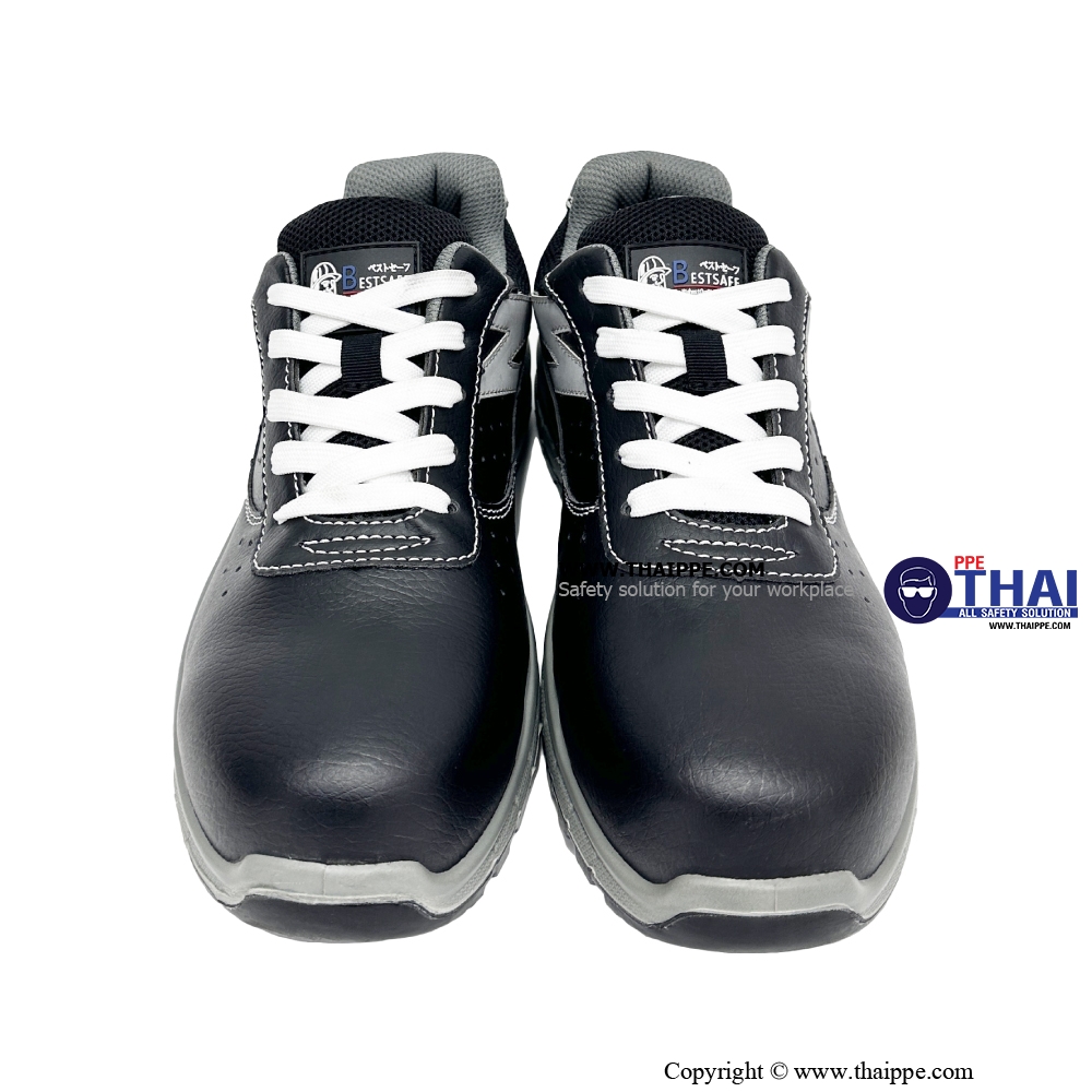 Z-TOKYO SPORT BLACK [S2] #BESTSAFE รองเท้านิรภัยทรง SPORT กันไฟฟ้าสถิตย์ หัว COMPOSITE 