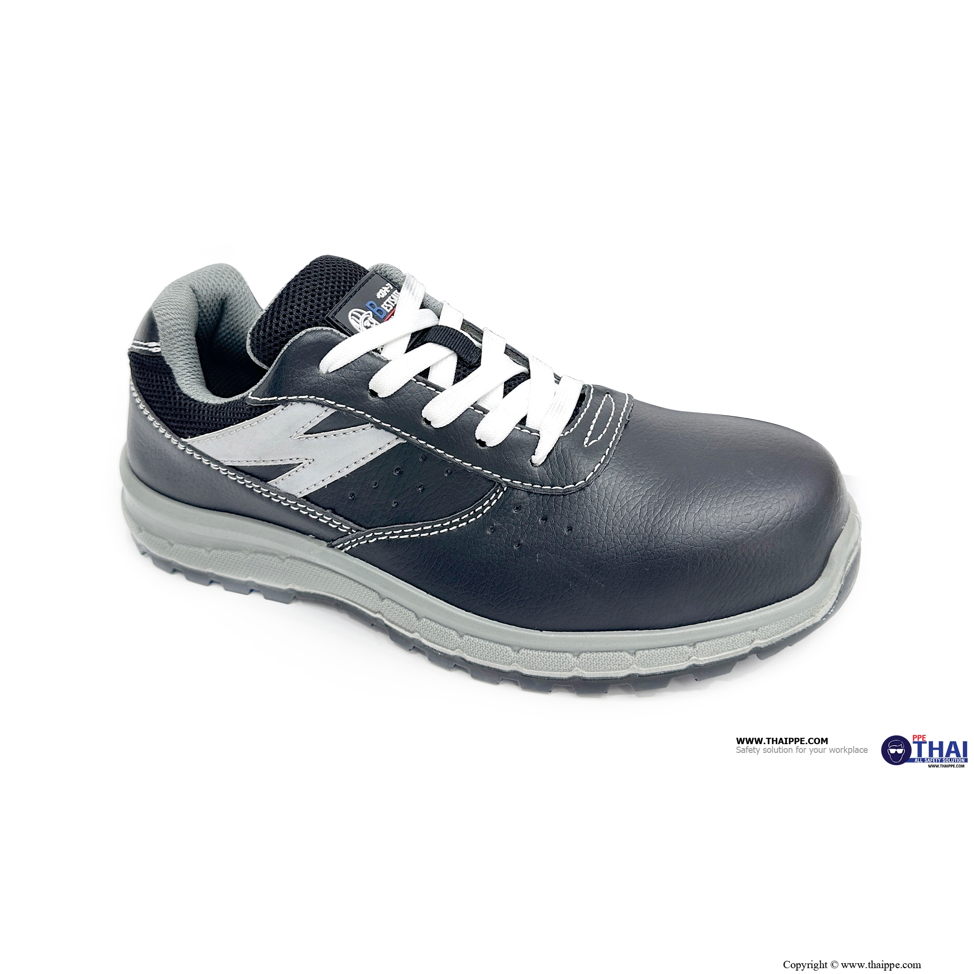Z-TOKYO SPORT BLACK [S2] #BESTSAFE รองเท้านิรภัยทรง SPORT กันไฟฟ้าสถิตย์ หัว COMPOSITE 