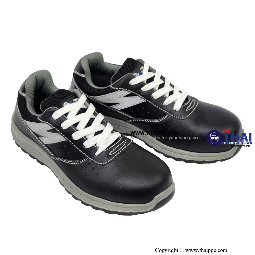 Z-TOKYO SPORT BLACK [S2] #BESTSAFE รองเท้านิรภัยทรง SPORT กันไฟฟ้าสถิตย์ หัว COMPOSITE 