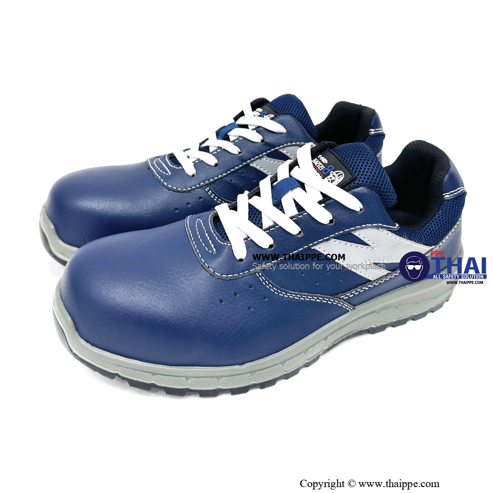 Z-TOKYO SPORT BLUE [S2] #BESTSAFE รองเท้านิรภัยทรง SPORT กันไฟฟ้าสถิตย์ หัว COMPOSITE 
