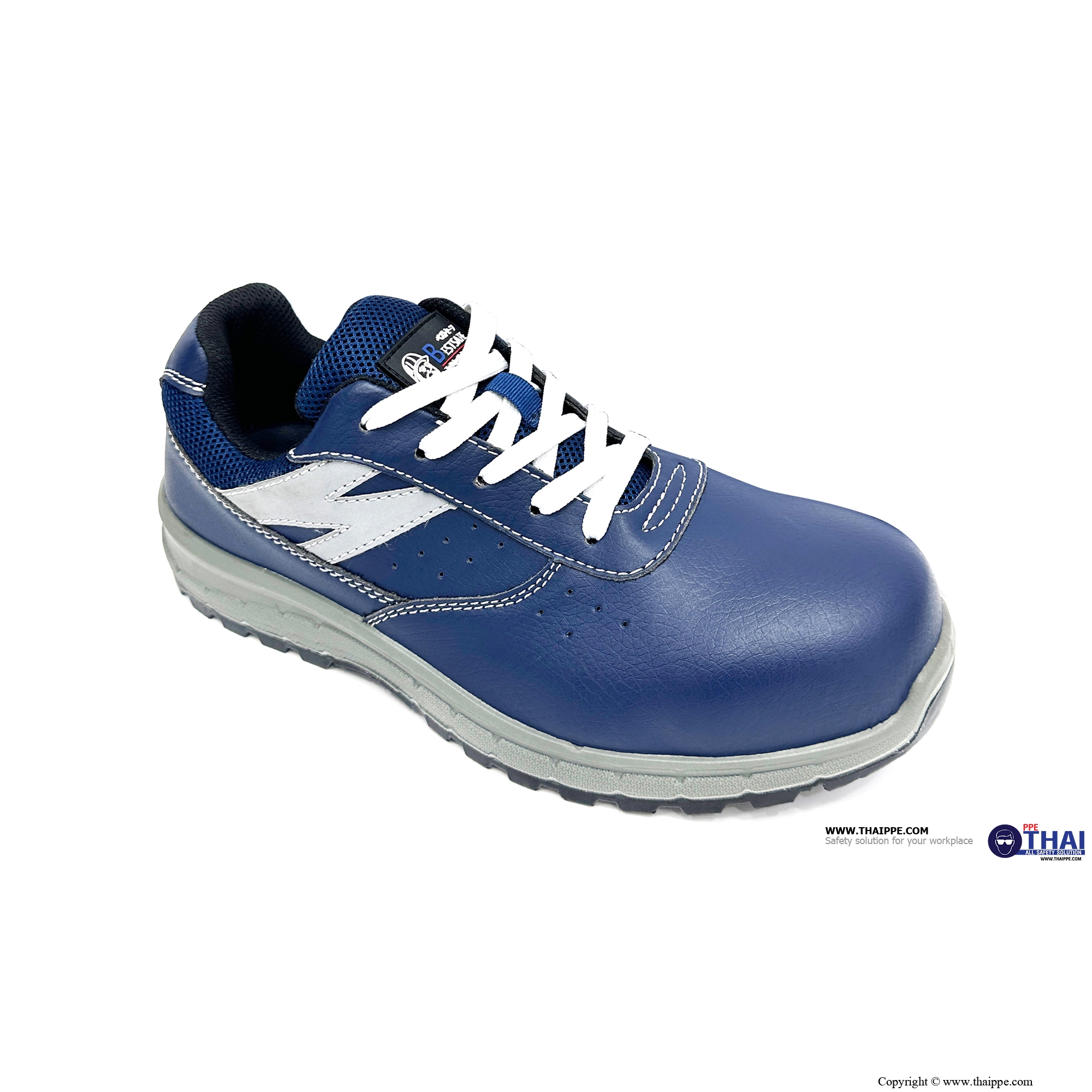 Z-TOKYO SPORT BLUE [S2] #BESTSAFE รองเท้านิรภัยทรง SPORT กันไฟฟ้าสถิตย์ หัว COMPOSITE 
