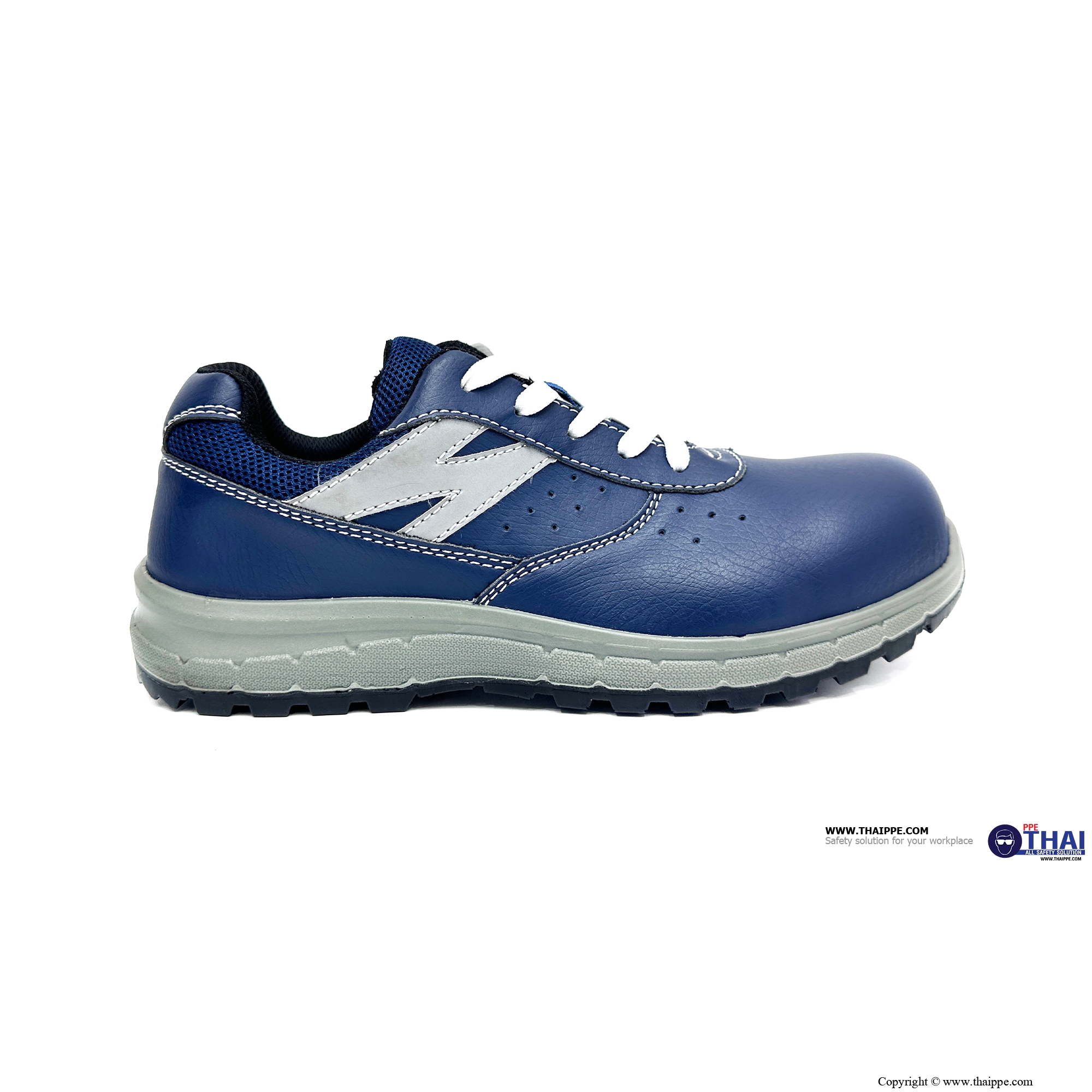 Z-TOKYO SPORT BLUE [S2] #BESTSAFE รองเท้านิรภัยทรง SPORT กันไฟฟ้าสถิตย์ หัว COMPOSITE 