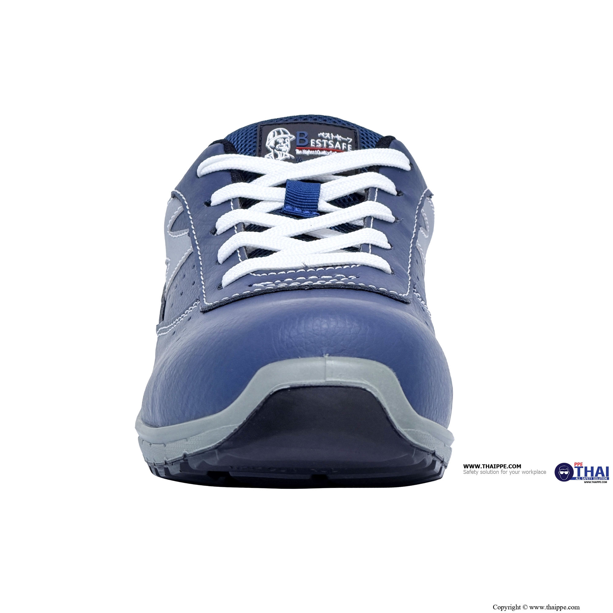 Z-TOKYO SPORT BLUE [S2] #BESTSAFE รองเท้านิรภัยทรง SPORT กันไฟฟ้าสถิตย์ หัว COMPOSITE 
