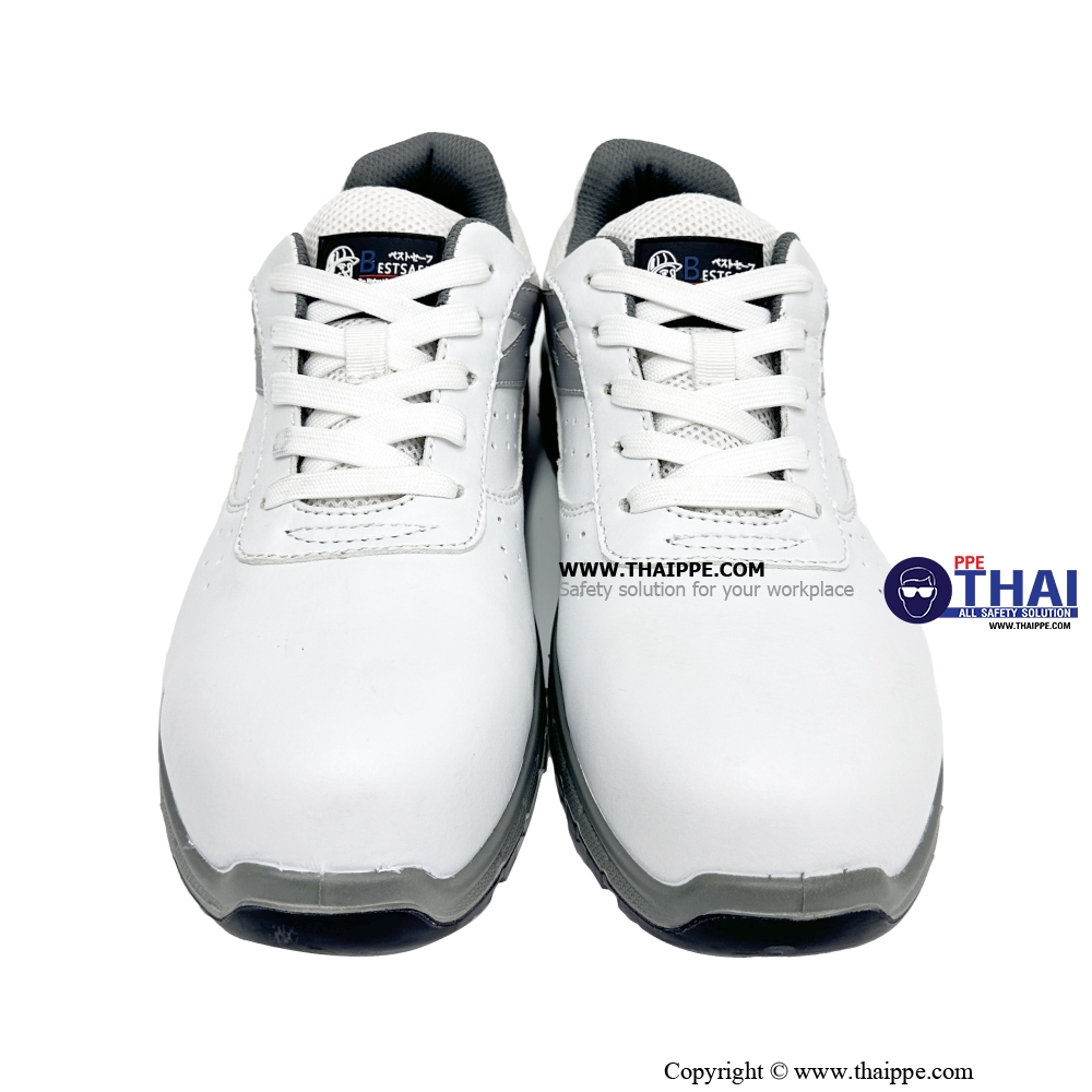 Z-TOKYO SPORT WHITE [S2] #BESTSAFE รองเท้านิรภัยทรง SPORT กันไฟฟ้าสถิตย์ หัว COMPOSITE 