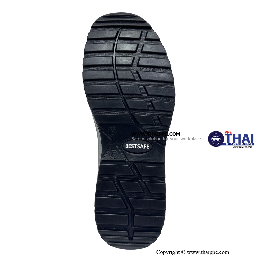 Z-TOKYO SPORT WHITE [S2] #BESTSAFE รองเท้านิรภัยทรง SPORT กันไฟฟ้าสถิตย์ หัว COMPOSITE 