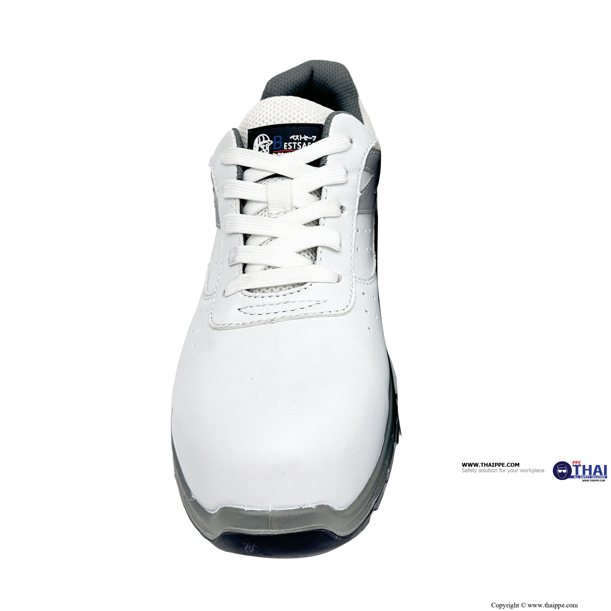 Z-TOKYO SPORT WHITE [S2] #BESTSAFE รองเท้านิรภัยทรง SPORT กันไฟฟ้าสถิตย์ หัว COMPOSITE 