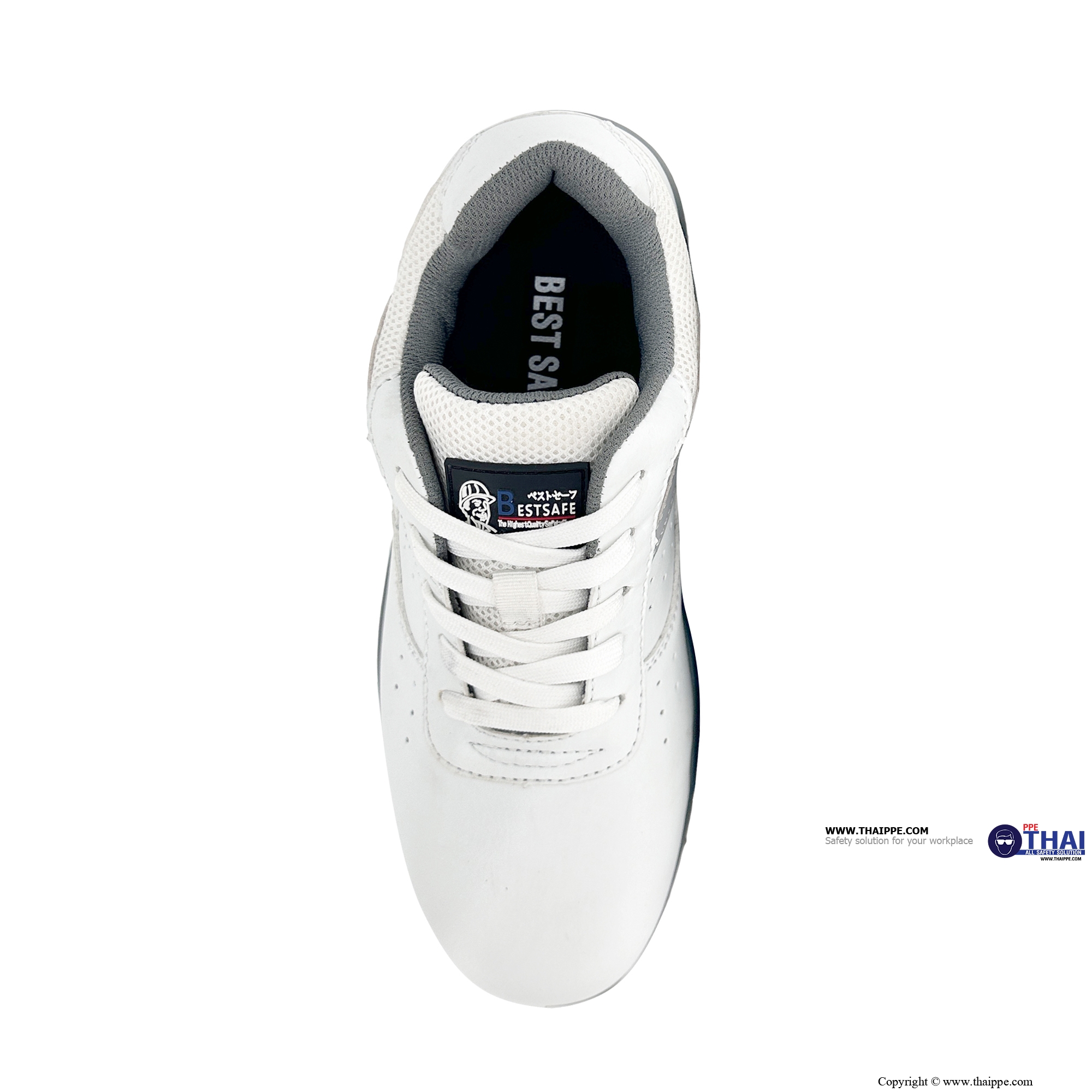 Z-TOKYO SPORT WHITE [S2] #BESTSAFE รองเท้านิรภัยทรง SPORT กันไฟฟ้าสถิตย์ หัว COMPOSITE 