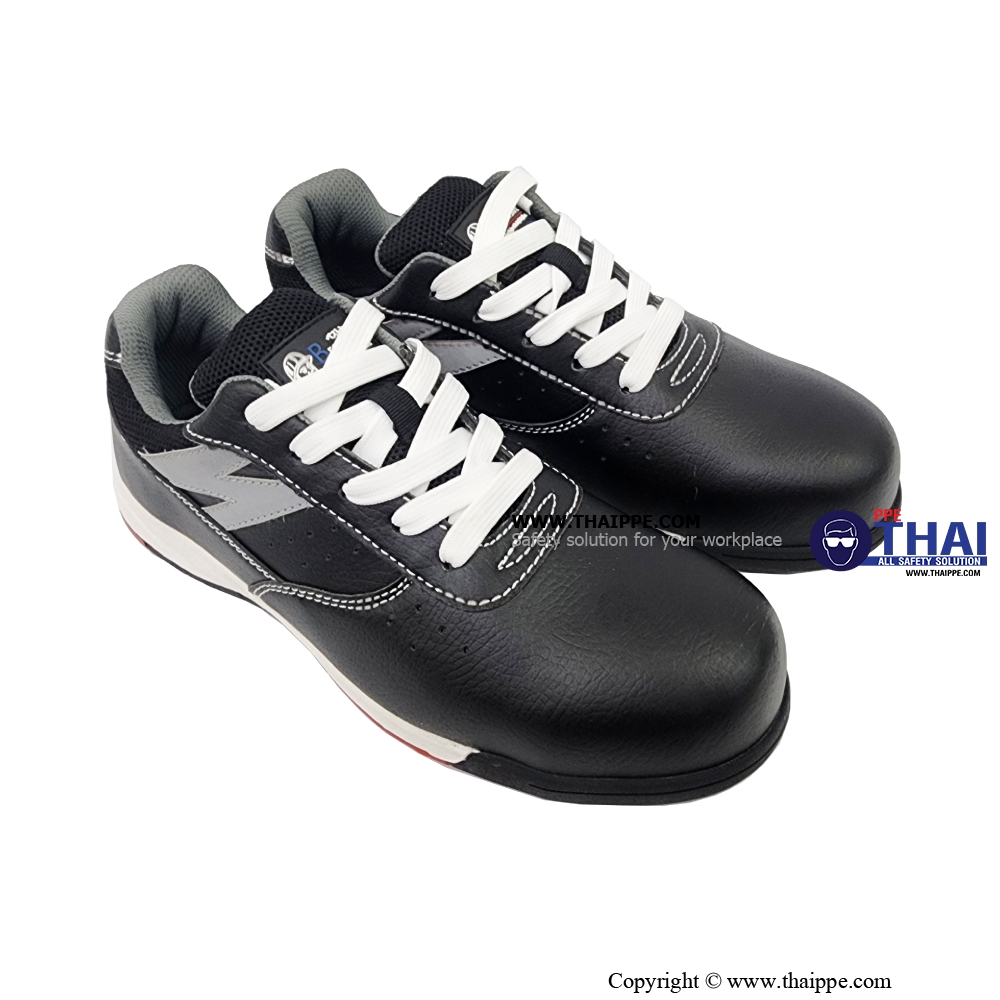 Z-California Nitrile Black [SBP][HRO] # BESTSAFE รองเท้านิรภัยทรง SPORT MICROFIBER LEATHER  สีดำ หัว COMPOSITE พื้นNITRILE 300 C กันทะลุ Dynaflex  ยี่ห้อ BESTSAFE Size : 45