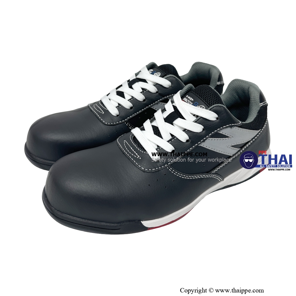 Z-California Nitrile Black [S2 SR FO HI CI] ] # BESTSAFE รองเท้านิรภัยทรง SPORT MICROFIBER LEATHER  สีดำ หัว COMPOSITE พื้น NITRILE 180°C กันทะลุ Dynaflex  ยี่ห้อ BESTSAFE