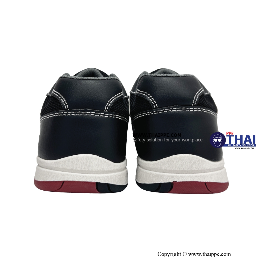 Z-California Nitrile Black [S2 SR FO HI CI] ] # BESTSAFE รองเท้านิรภัยทรง SPORT MICROFIBER LEATHER  สีดำ หัว COMPOSITE พื้น NITRILE 180°C กันทะลุ Dynaflex  ยี่ห้อ BESTSAFE