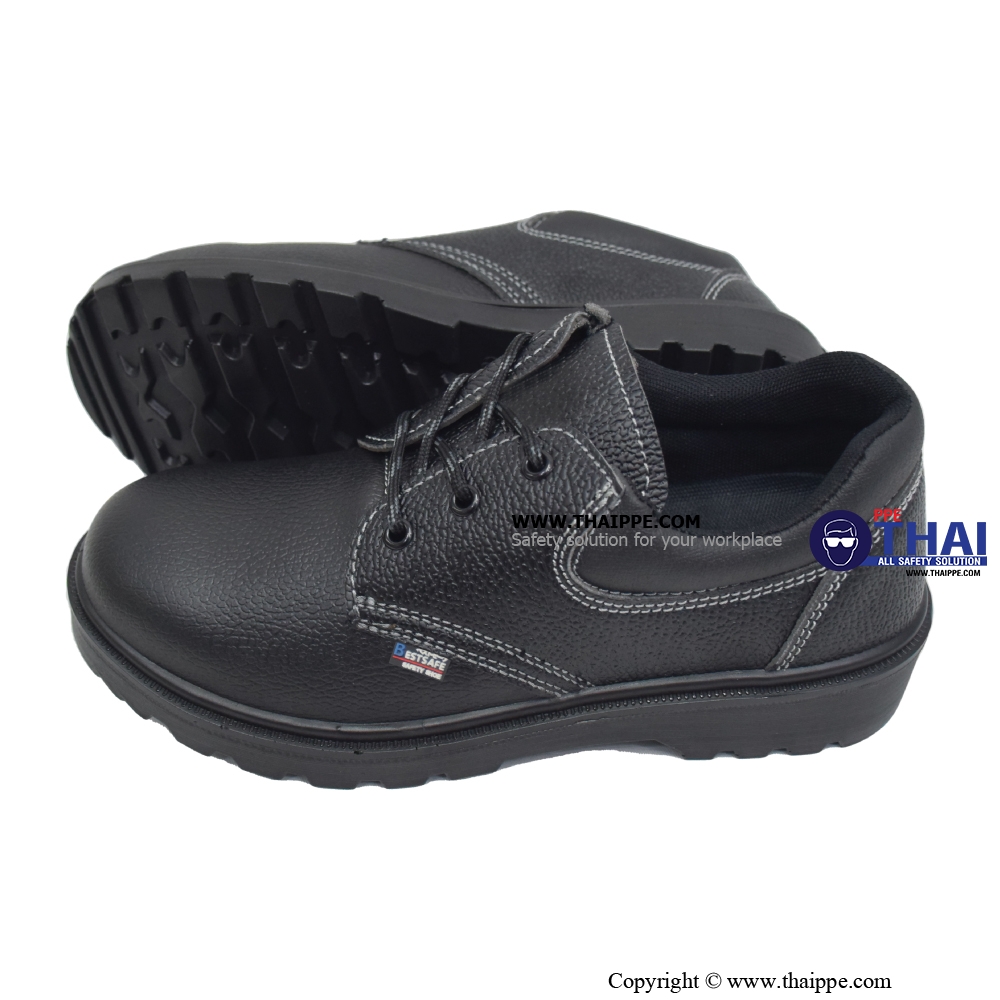 SHADOW #BESTSAFE รองเท้านิรภัยหุ้มส้น พื้น PU/TPU หัวเหล็ก [S2]
