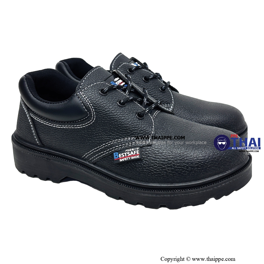 SHADOW #BESTSAFE รองเท้านิรภัยหุ้มส้น พื้น PU/TPU หัวเหล็ก [S2]