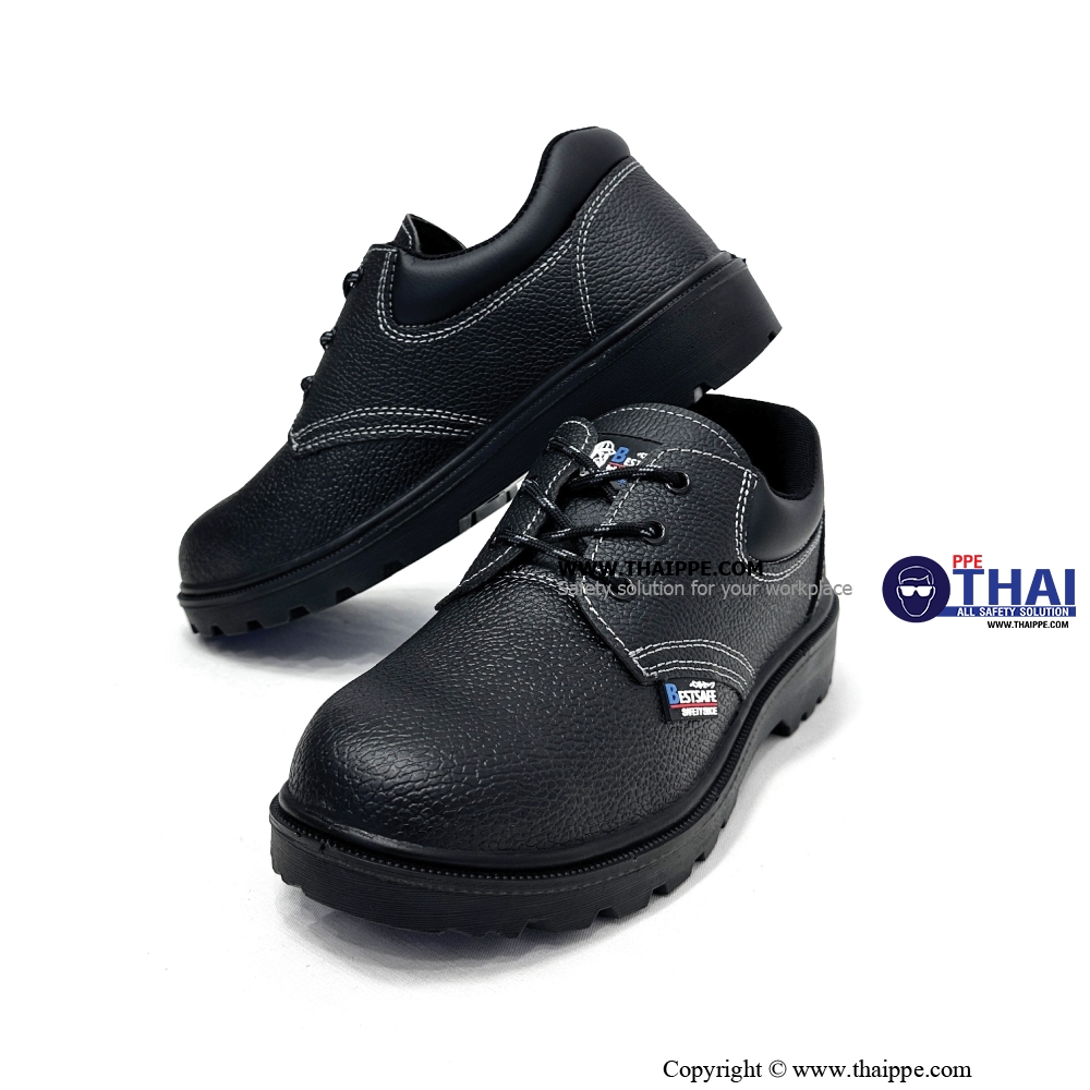 SHADOW #BESTSAFE รองเท้านิรภัยหุ้มส้น พื้น PU/TPU หัวเหล็ก [S2]