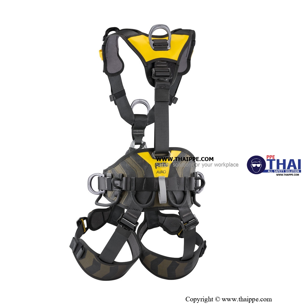 เข็มขัดเต็มตัว (SET - Full body harness) # PETZL - AVAO BOD CROLL FAST harness +ABSORBICA Y150 MGO absorb lanyard