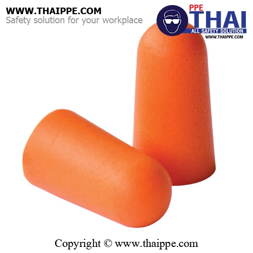 ปลั๊กอุดหูลดเสียงโฟมไม่มีสาย EAR-FEP03 ชนิดแบบเติม ส้ม [500 คู่ / แพ็ค] # BESTSAFE