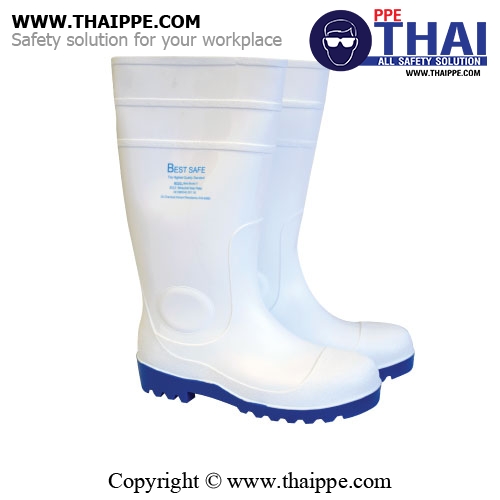 B-01 PVC BOOT รองเท้าบู๊ทยางนิรภัยหัวเหล็ก ยี่ห้อ BESTSAFE