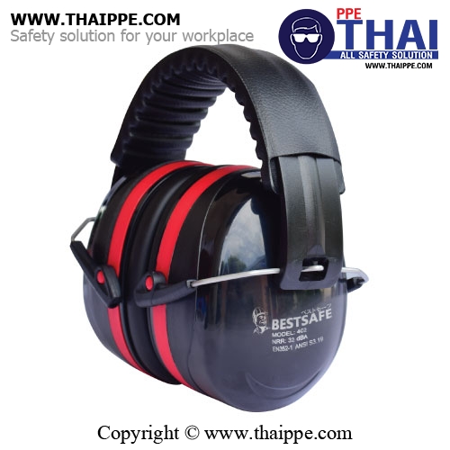 BEST 402 ที่ครอบหูลดเสียง Fold earmuff #BESTSAFE