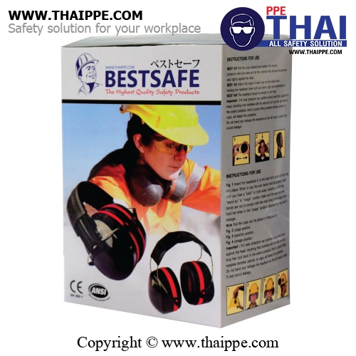 BEST 403 ที่ครอบหูแบบติดหมวก Cap mount #BESTSAFE