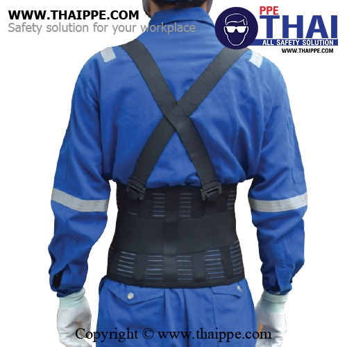 Back support-PREMIUM เข็มขัดพยุงหลัง #BESTSAFE Size: 3XL