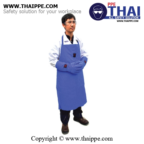 AC-01 Apron Niton เอี๊ยมป้องกันความเย็น (-275°C) ไนโตรเจนเหลว BESTSAFE