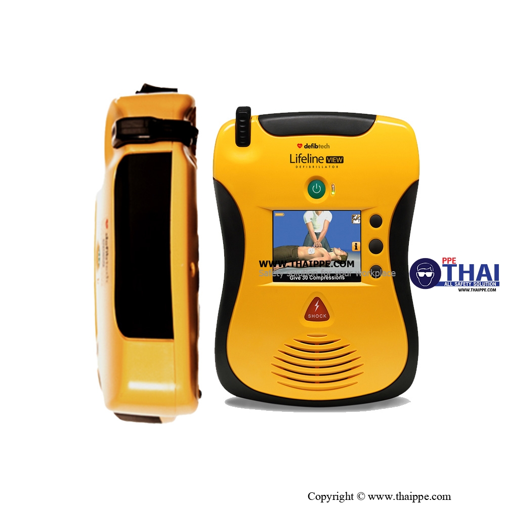 DEFIBTECH-AED #เครื่องกระตุ้นหัวใจด้วยไฟฟ้าชนิดอัตโนมัติ Lifeline View (Thai+English)