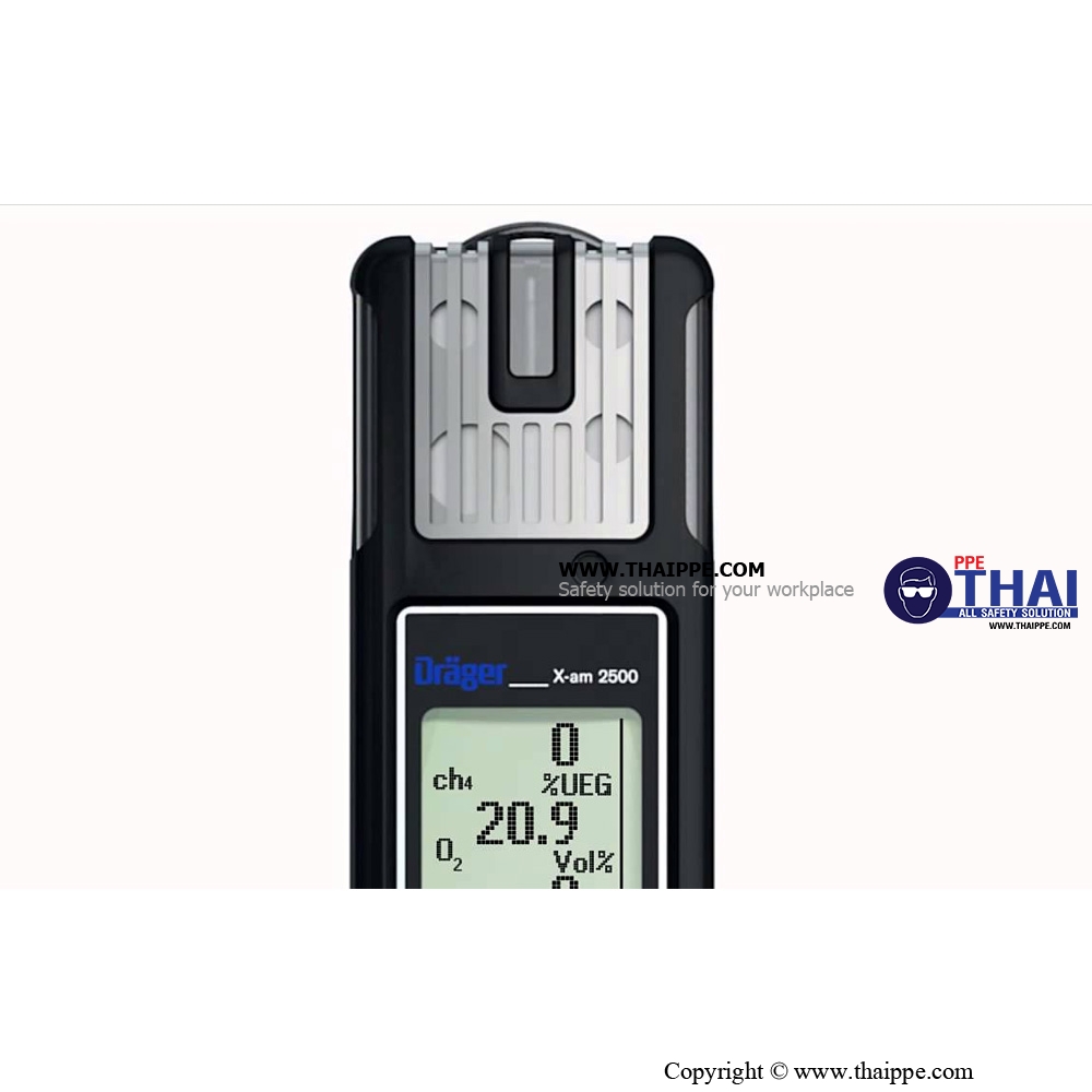 Gas Detector ยี่ห้อ Draeger รุ่น X-am 2500 [4 sensor : Ex , O2 , CO ...