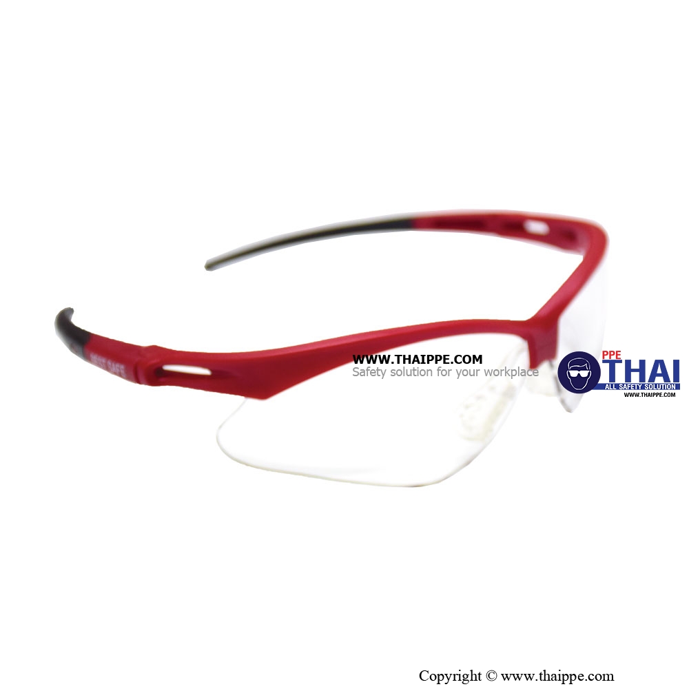 RED SKY A009-C แว่นตานิรภัยเลนส์ใส ยี่ห้อ BESTSAFE
