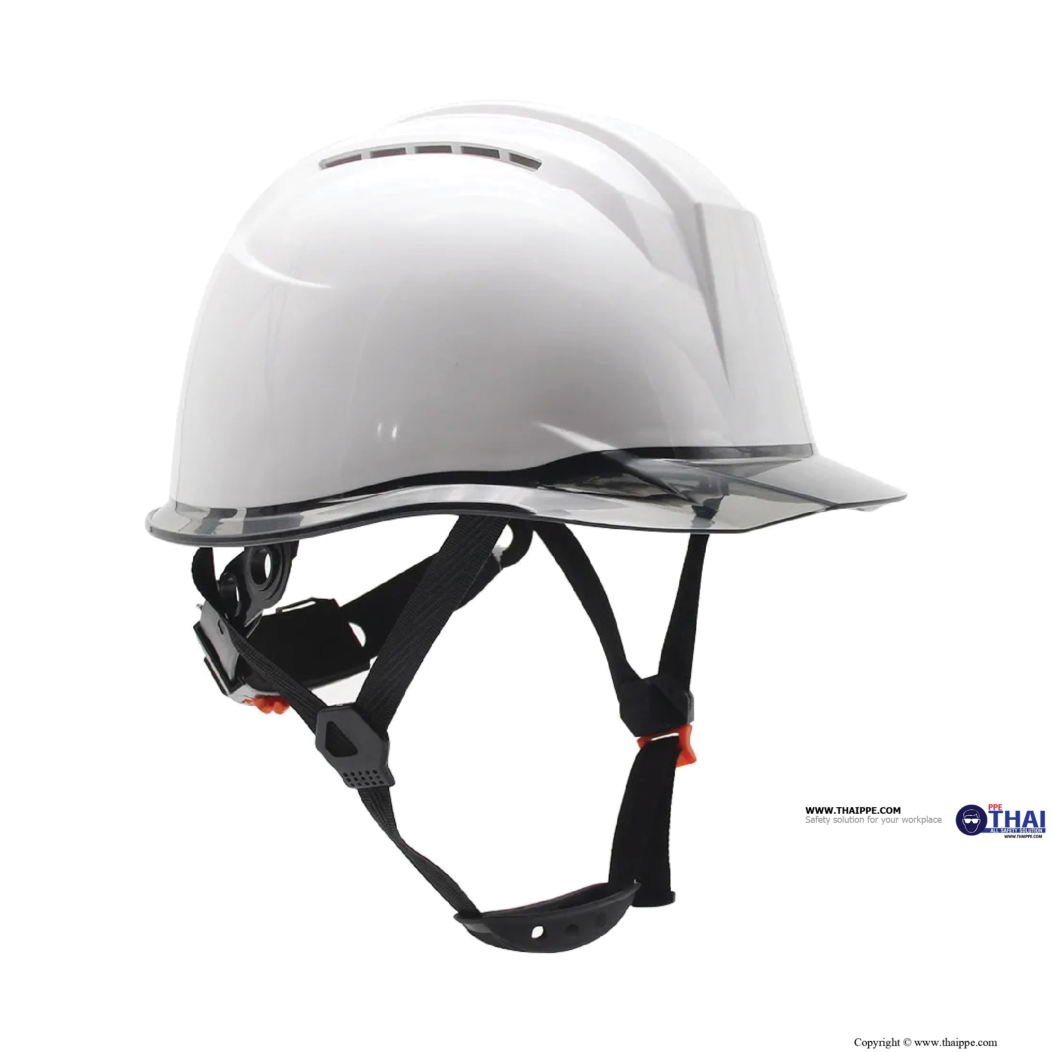 BSH-32-AIR Flow Helmet หมวกนิรภัย ABS มีรูระบายอากาศ แบบ Two-tone safety helmets ปีกหมวกโปร่งแสง