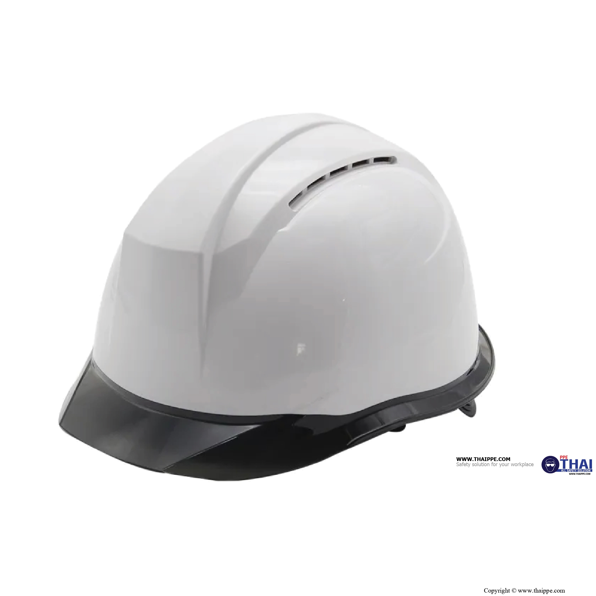 BSH-32-AIR Flow Helmet หมวกนิรภัย ABS มีรูระบายอากาศ แบบ Two-tone safety helmets ปีกหมวกโปร่งแสง