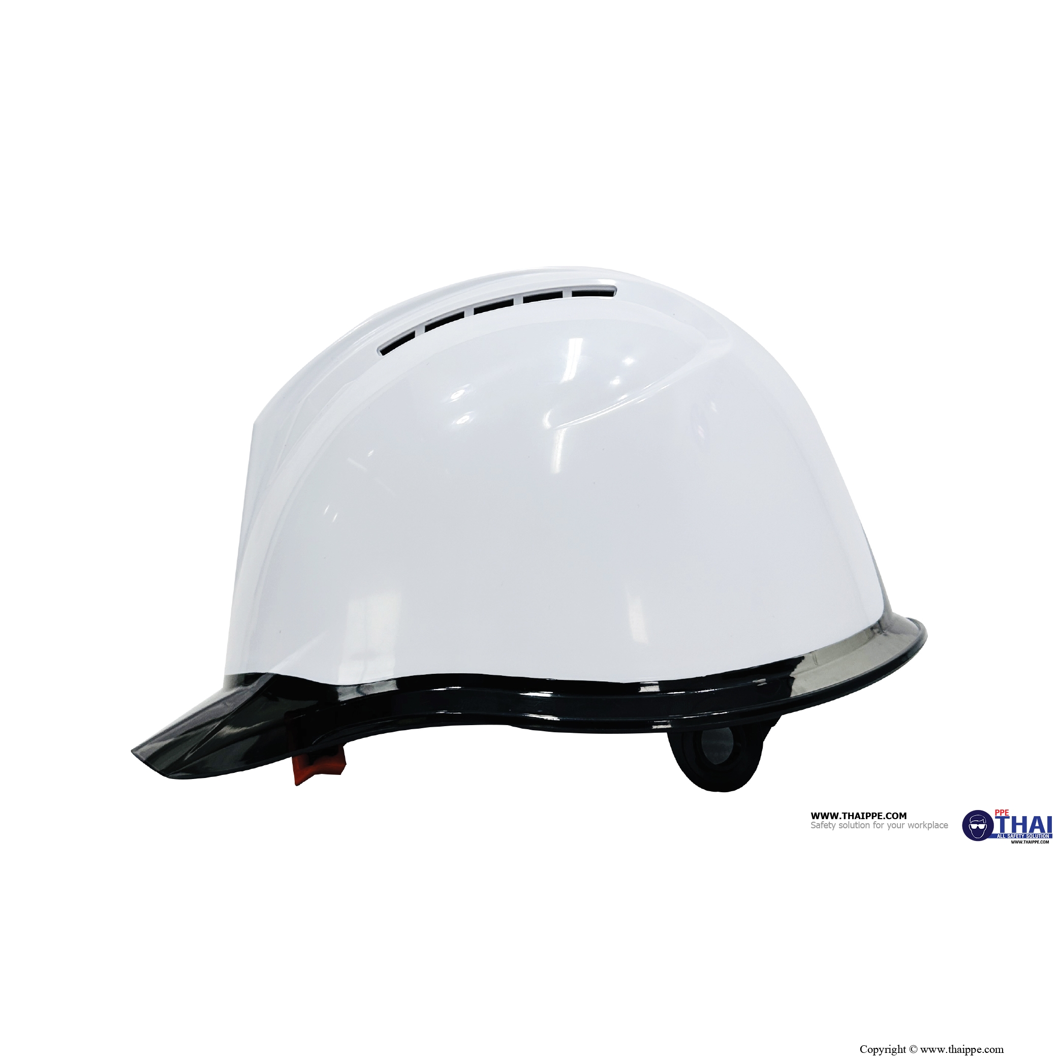 BSH-32-AIR Flow Helmet หมวกนิรภัย ABS มีรูระบายอากาศ แบบ Two-tone safety helmets ปีกหมวกโปร่งแสง
