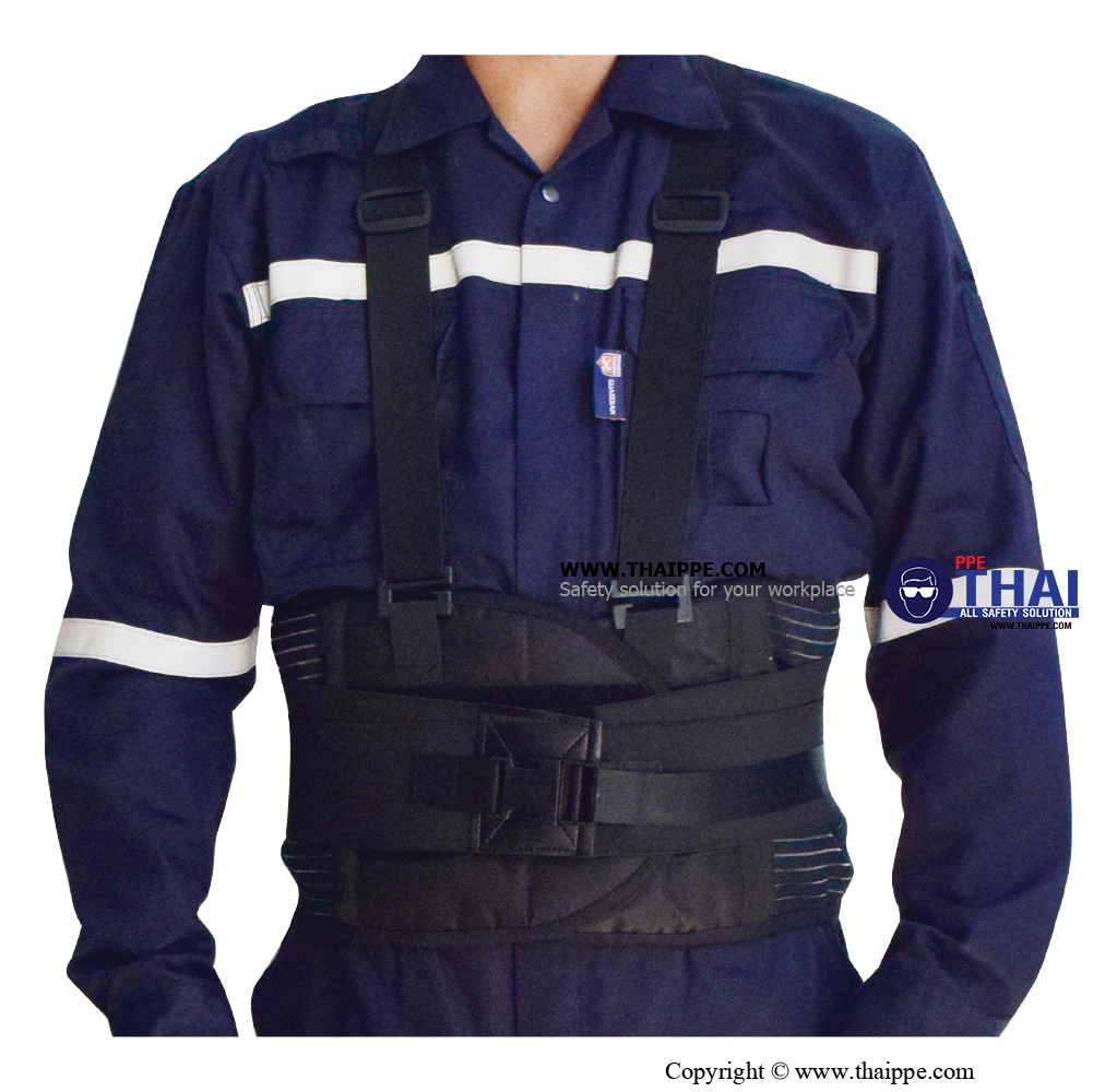 Back support-PREMIUM REFLECTIVE เข็มขัดพยุงหลัง #BESTSAFE 
