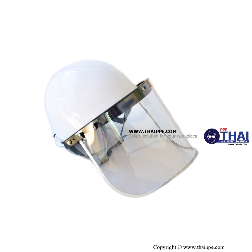 VC-1 # BESTSAFE- Faceshields, แผ่นกระบังหน้าเลนส์ใส หนา 1.0 mm. size 20cmx39cm [FC48] มาตรฐาน EN166,UKCA,ANSI Z87.1, AS/NZS1337.1, Z94.3