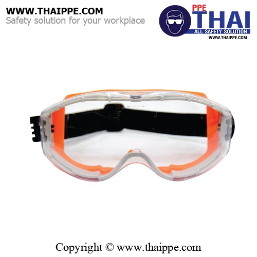 Goggle13 แว่นครอบตา กันสารเคมี+ฝ้า #เลนส์ใส # BESTSAFE