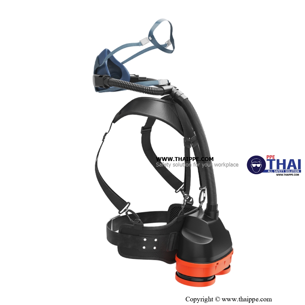 BS-3002 # PAPR-CHEM & PARTICLE fan unit # เครื่องจ่ายอากาศ- หน้ากากทำงานด้วยแบตเตอรี่ CHEMICAL x1 SET 