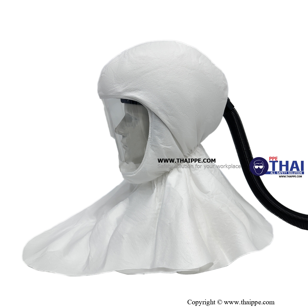 STANDARD HOOD, Head Top-Long Hoods : BESTSAFE AIR CLEAN HOOD #Painting Hood (Long) for PAPRหมวกคลุมมาตรฐานแบบยาว  