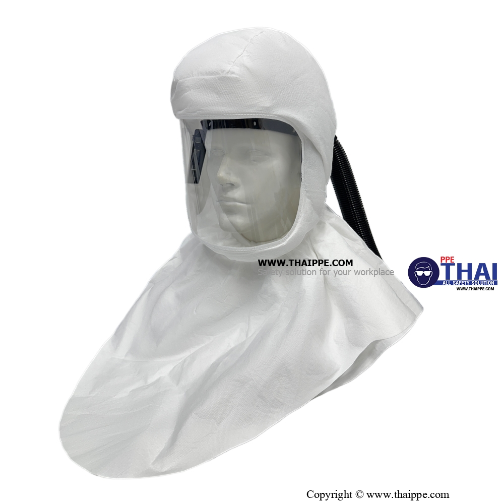 STANDARD HOOD, Head Top-Long Hoods : BESTSAFE AIR CLEAN HOOD #Painting Hood (Long) for PAPRหมวกคลุมมาตรฐานแบบยาว  