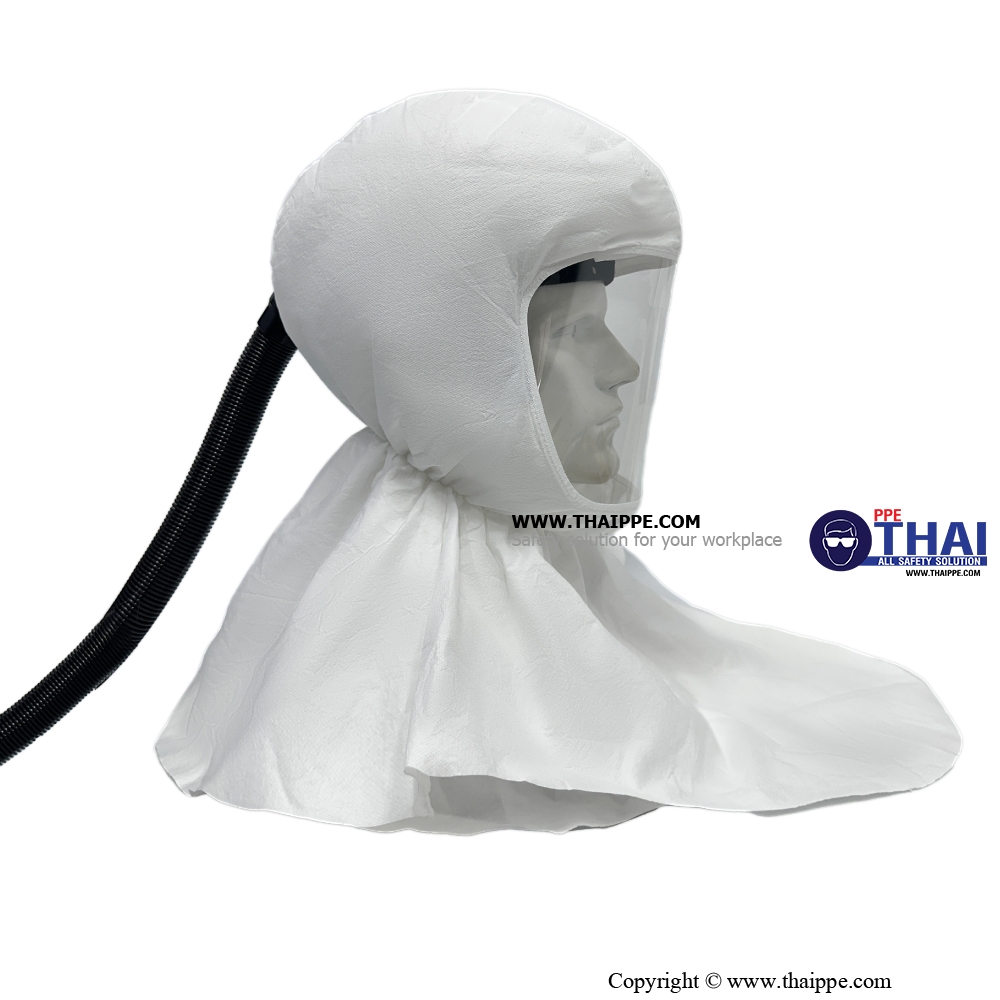 STANDARD HOOD, Head Top-Long Hoods : BESTSAFE AIR CLEAN HOOD #Painting Hood (Long) for PAPRหมวกคลุมมาตรฐานแบบยาว  