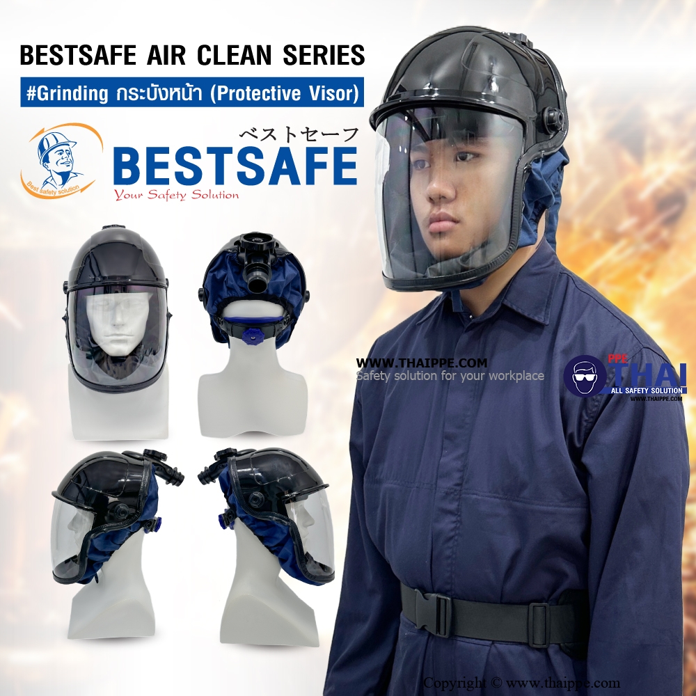 BESTSAFE AIR CLEAN SERIES# Grinding กระบังหน้า (Protective Visor)