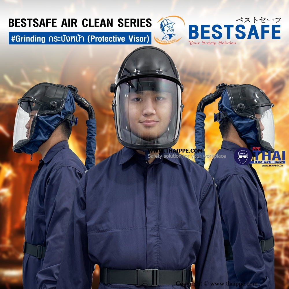 BESTSAFE AIR CLEAN SERIES# Grinding กระบังหน้า (Protective Visor)