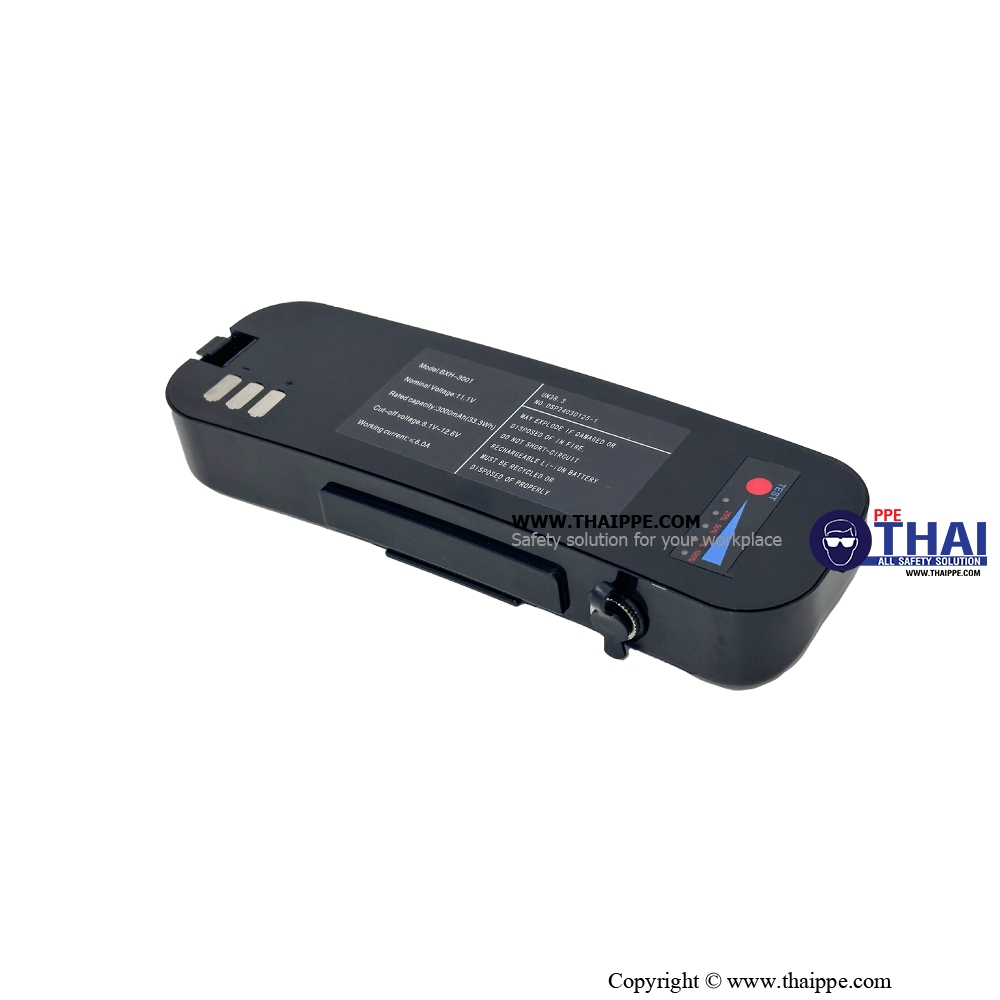 Standard lithium battery แบตเตอรี่มาตฐาน 3000mAh/33.3Wh สำหรับเครื่องจ่ายอากาศ PAPR PARTICLE #BESTSAFE