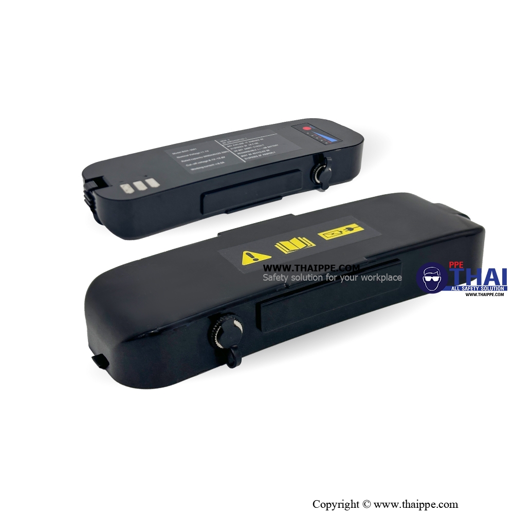 Standard lithium battery แบตเตอรี่มาตฐาน 3000mAh/33.3Wh สำหรับเครื่องจ่ายอากาศ PAPR PARTICLE #BESTSAFE