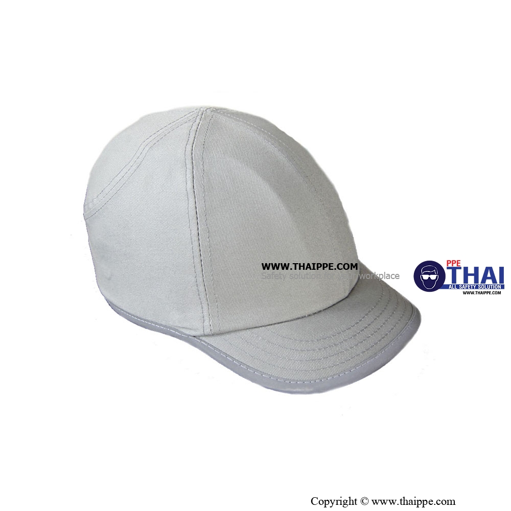BSH-10-REFLECTIVE [GY] หมวกนิรภัยเสริมโครงไฟเบอร์กลาสสะท้อนแสง BESTSAFE  สี : เทา