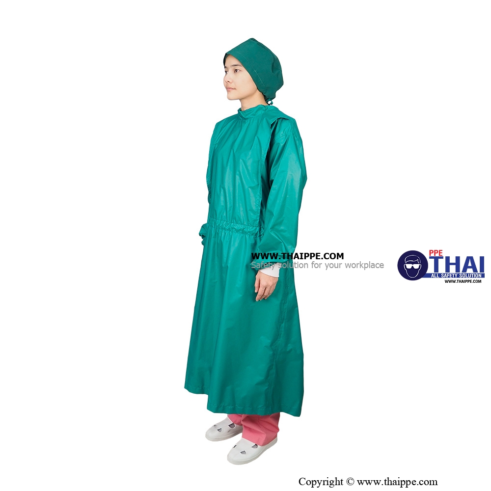 BESTSAFE-MEDICAL GOWN.[ ชุดกาวน์สำหรับทางการแพทย์ Multiple Use ป้องกันเชื้อโรค เลือด น้ำ