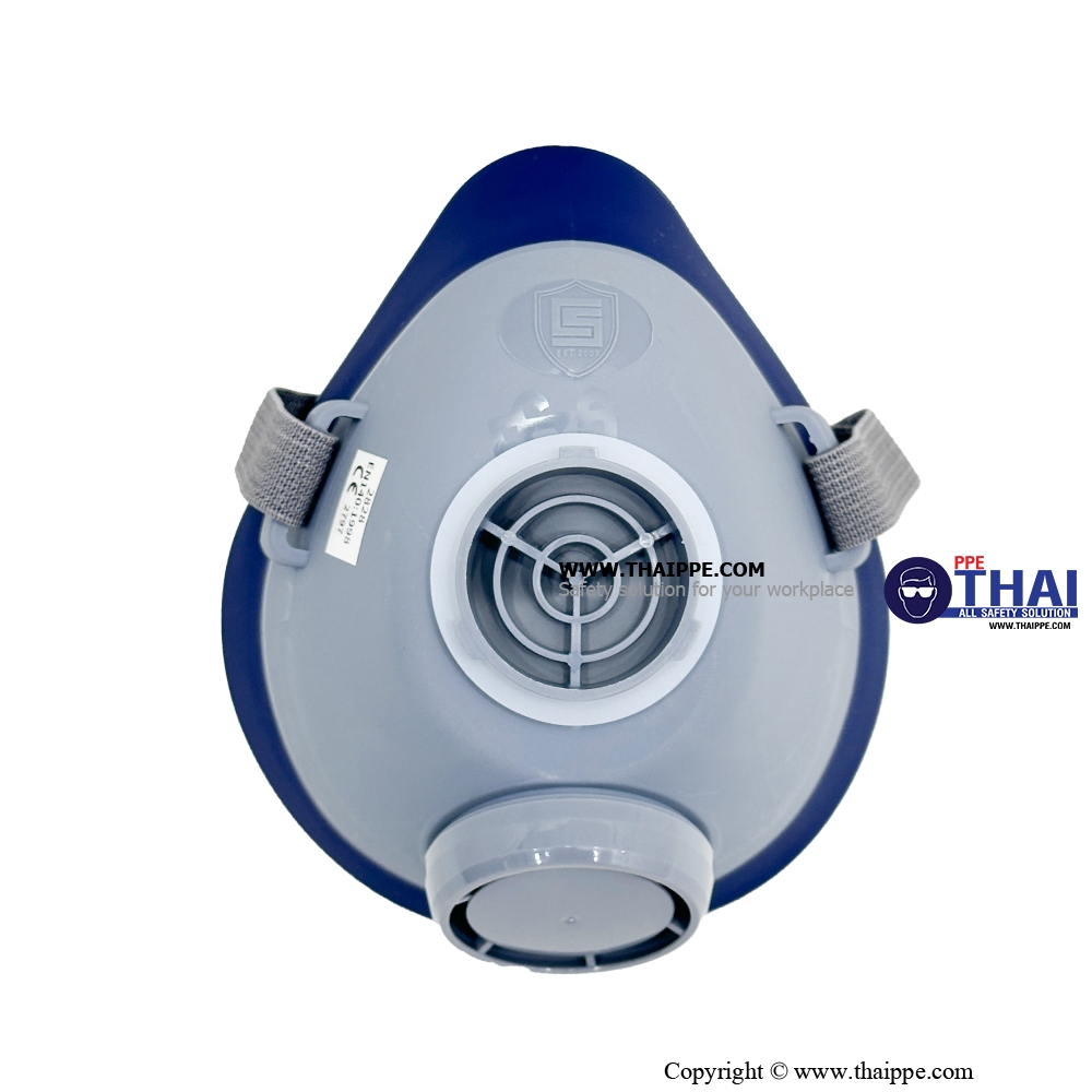 2828  หน้ากากท่อเดียวครึ่งหน้า Low-Resistance High-Efficiency Comfort Silicone Single-Cartridge Respirator