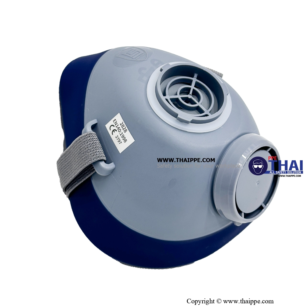 2828  หน้ากากท่อเดียวครึ่งหน้า Low-Resistance High-Efficiency Comfort Silicone Single-Cartridge Respirator