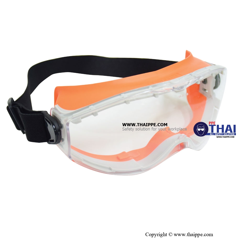 Goggle13 แว่นครอบตา กันสารเคมี+ฝ้า #เลนส์ใส # BESTSAFE