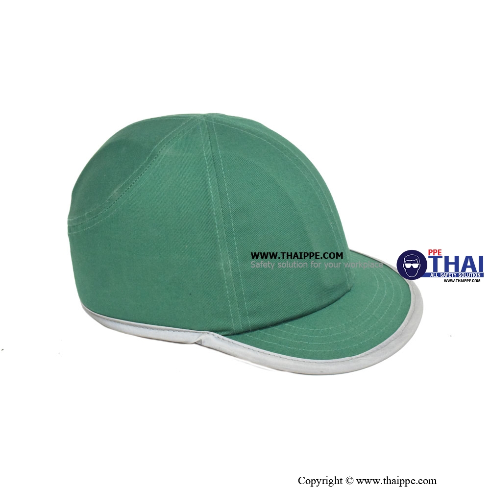 BSH-10-REFLECTIVE [GR] หมวกนิรภัยเสริมโครงไฟเบอร์กลาสสะท้อนแสง BESTSAFE  สี : เขียว
