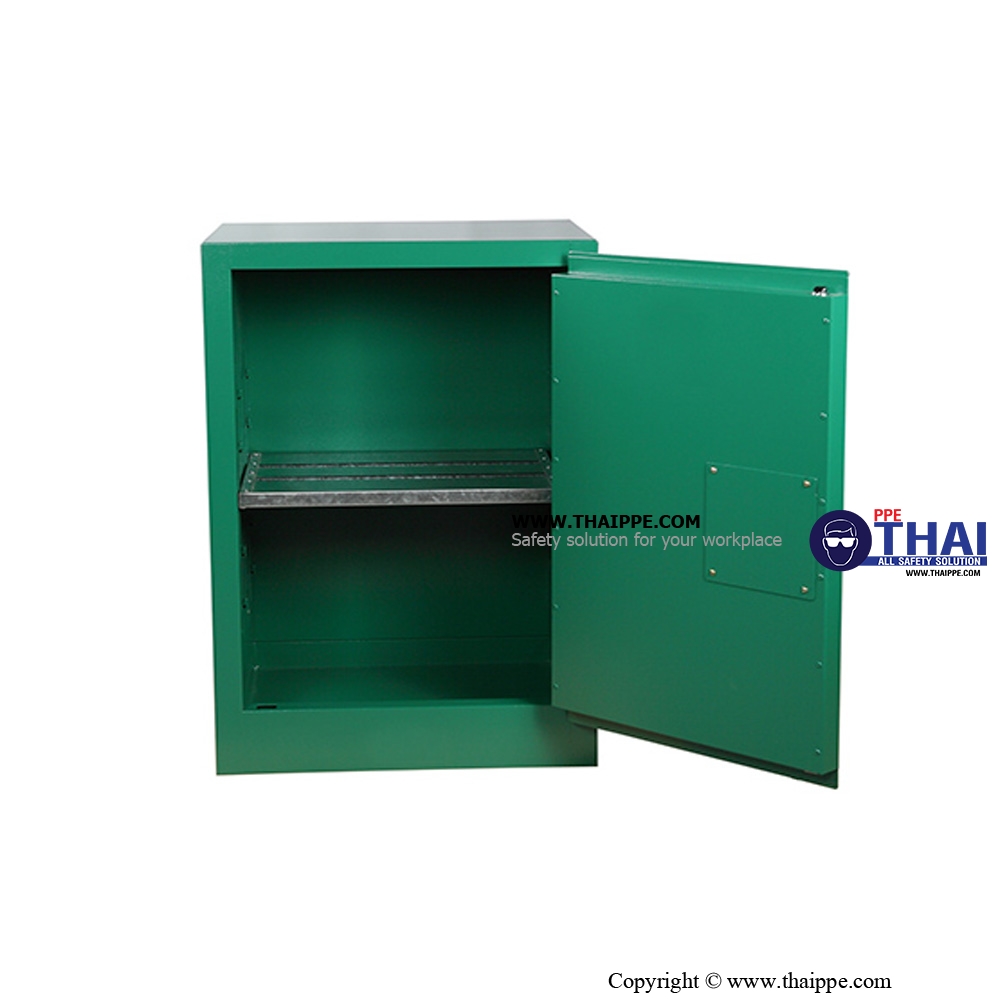  D1) #WA810120G : ตู้ยาฆ่าแมลง Pesticides Cabinets 45 L 1 door (manual) Certification(FM/CE)  Ext dimension(HxWxD/cm)  89x59x46  SYSBEL