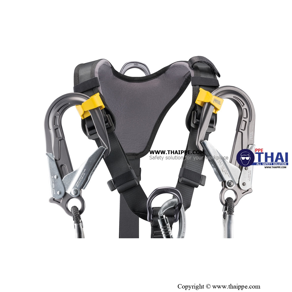 เข็มขัดเต็มตัว (SET - Full body harness) # PETZL - AVAO BOD CROLL FAST harness +ABSORBICA Y150 MGO absorb lanyard